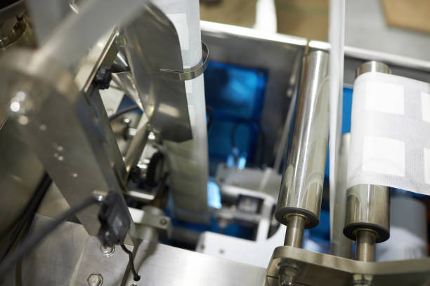 istock Coffee Packaging Machine at Production Factory 1852647364