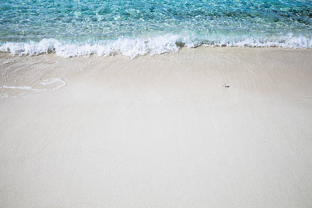 istock Small wave on the beach Salomon Bay, US Virgin Islands 185264974