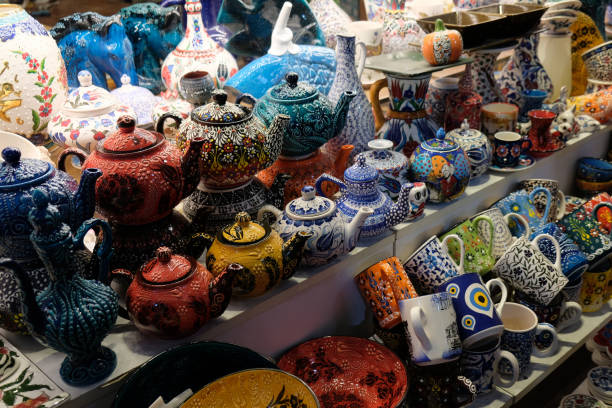 istock small ceramic teapots in Istanbul 1852657412