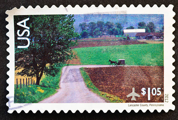 istock Lancaster County Pennsylvania Stamp 185267622