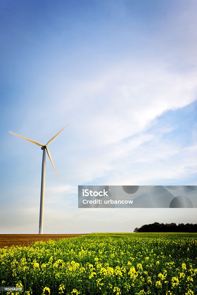 풍력발전기 풍경 - 로열티 프리 0명 스톡 사진