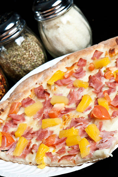 istock Slice of Hawaiian Pizza 185268605
