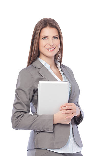 istock Businesswoman with digital tablet. 185268687