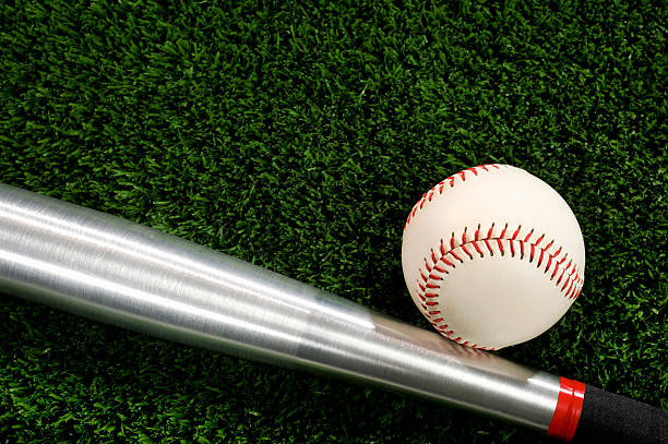 istock Softball Glove and Bat - Night Game 185269176