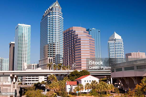 Tampa Florida Usaskyline Am Morgen Stockfoto und mehr Bilder von Architektur - Architektur, Außenaufnahme von Gebäuden, Bankenviertel