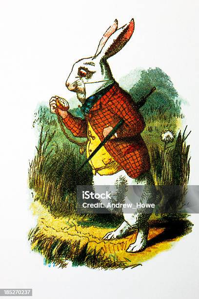 Alices Pocket Watch Stock Illustration - Download Image Now - Clock, Alice  in Wonderland - Fictional Character, Painted Image - iStock