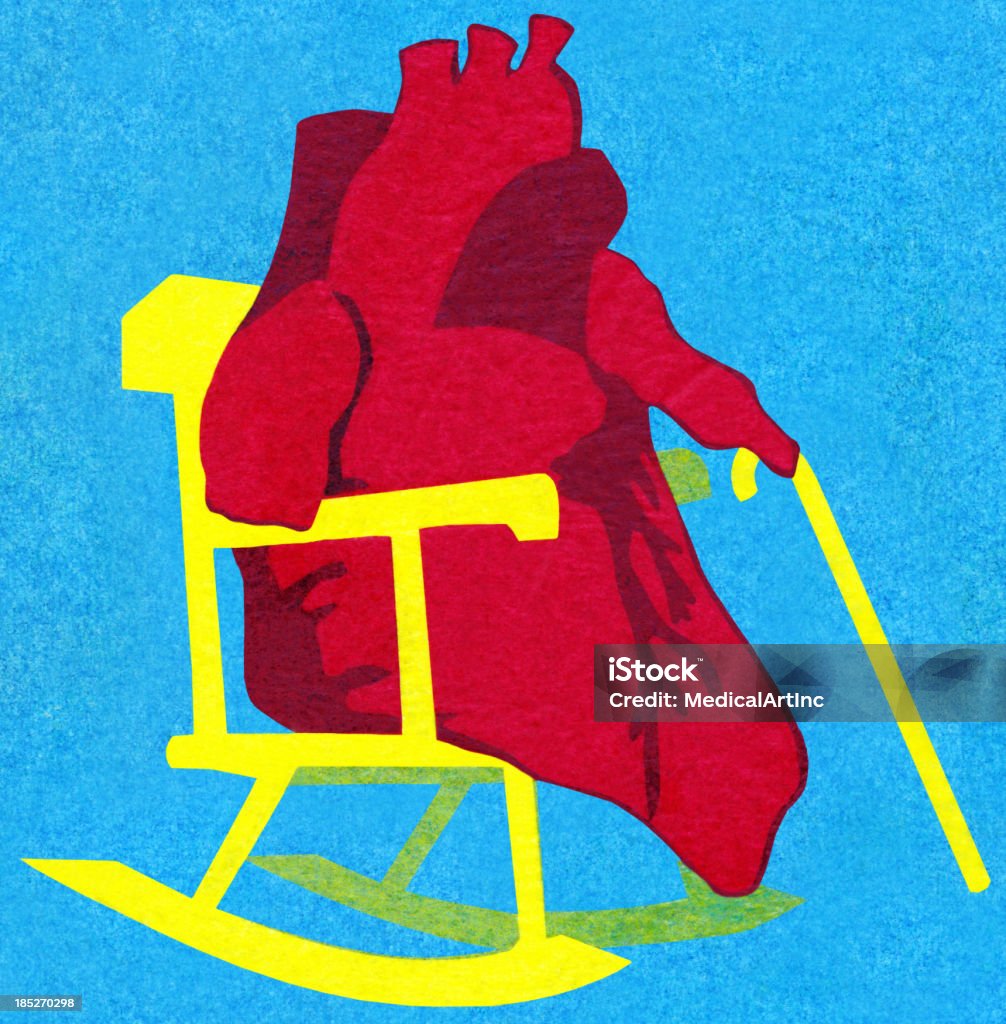 Сердечных заболеваний сердца - Стоковые иллюстрации Сердечный приступ роялти-фри