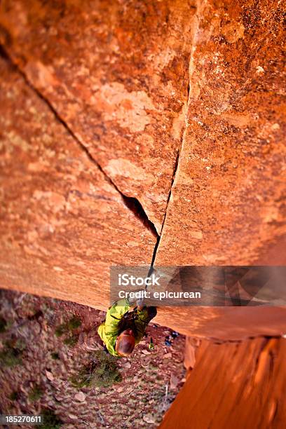 Clássica Escalada Em Utah De Indian Creek - Fotografias de stock e mais imagens de Escalar - Escalar, Música tradicional, 20-29 Anos