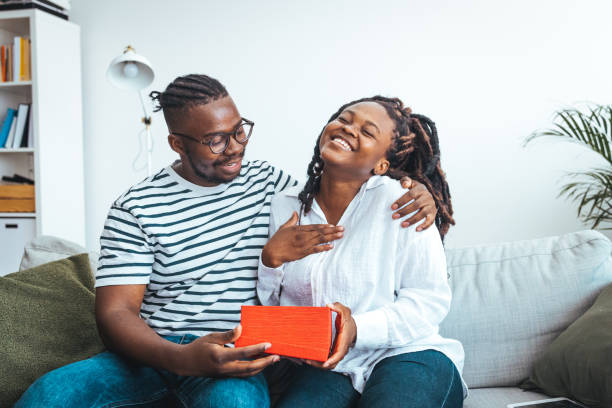 istock Young couple is at home. 1852708978