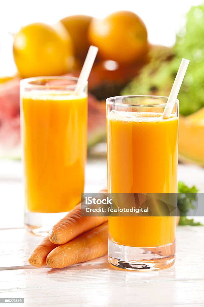 Suco de Cenoura - Foto de stock de Alimentação Saudável royalty-free