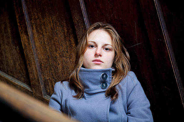 istock Young woman teenage sadness frustration problem 185271928