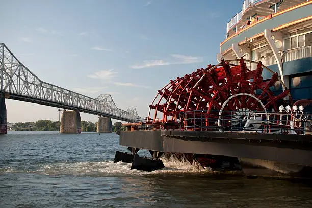 "Photo of a paddleboat, with a metalic bridge on backgroundPlease see some similar pictures from my portfolio:"