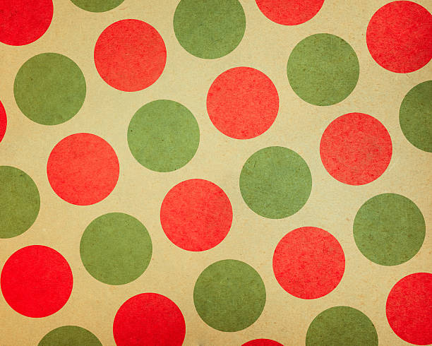 paper with large red and green dots Please view more Christmas green backgrounds here: christmas paper stock pictures, royalty-free photos & images
