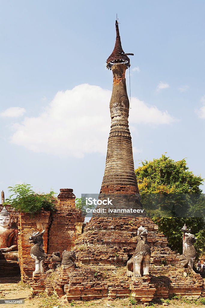 Sagar, le Lac Inle, Myanmar - Photo de Antique libre de droits