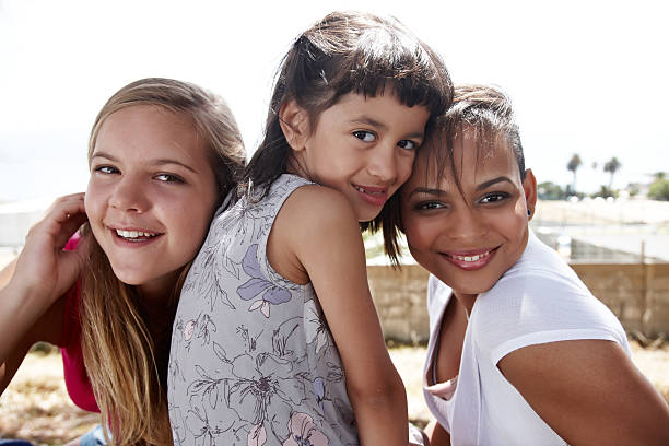 istock Three females at the beach together 185272772
