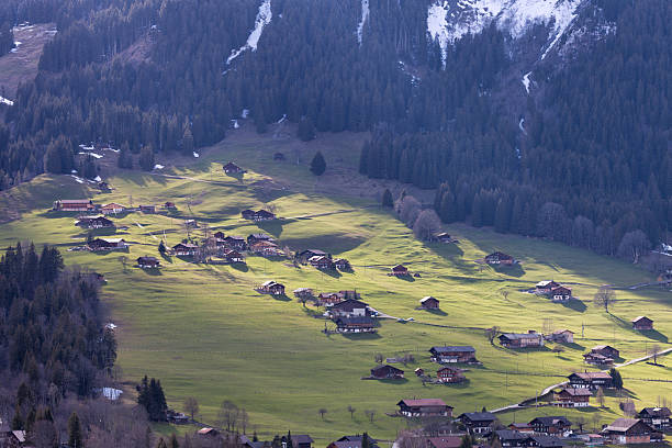 istock Evening Sunlight in Spring, Swiss Alps 185273019