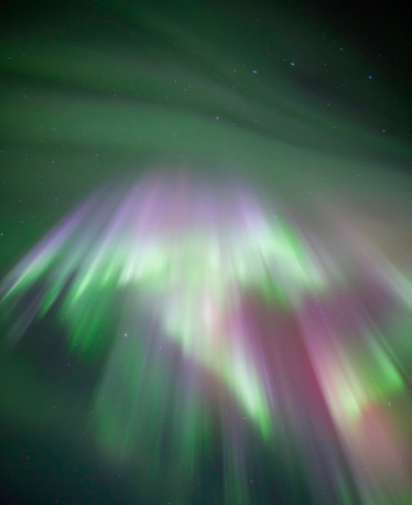 Incredible colors from a brilliant Aurora Borealis display.