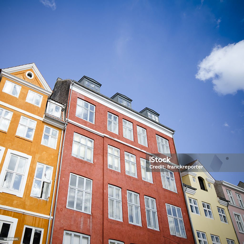 Nyhavn multicolored Asamblea Fachada de Copenhague - Foto de stock de Aire libre libre de derechos