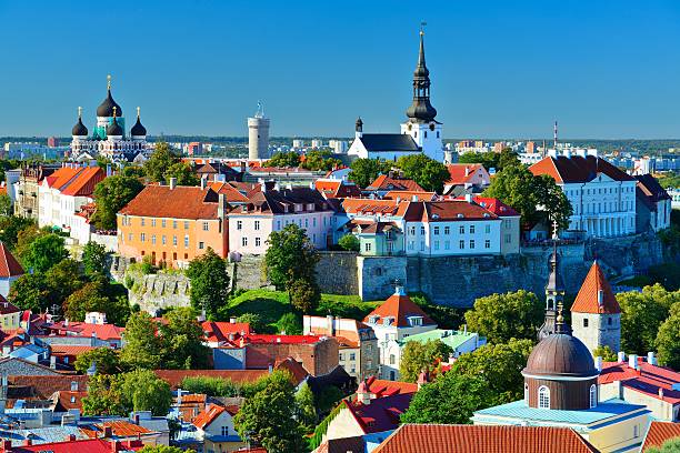 istock Tallinn Estonia Skyline 185274036