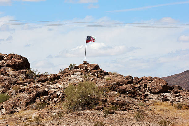 istock US flag in Arizona desert 185274721