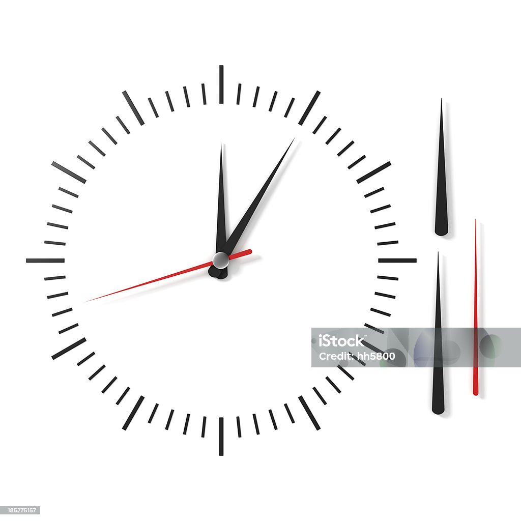 Layout do relógio - Foto de stock de Relógio royalty-free
