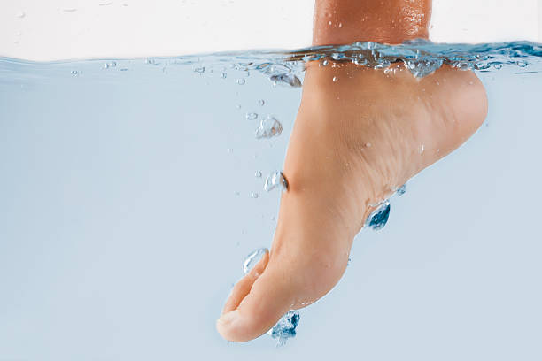 Cooling off Feet in the river