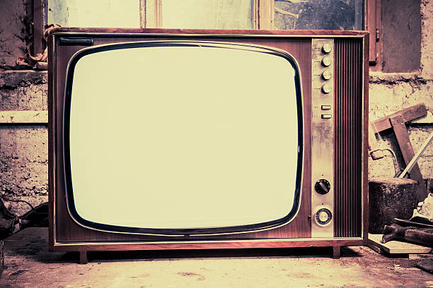 istock Vintage TV with Blank Screen 185275610