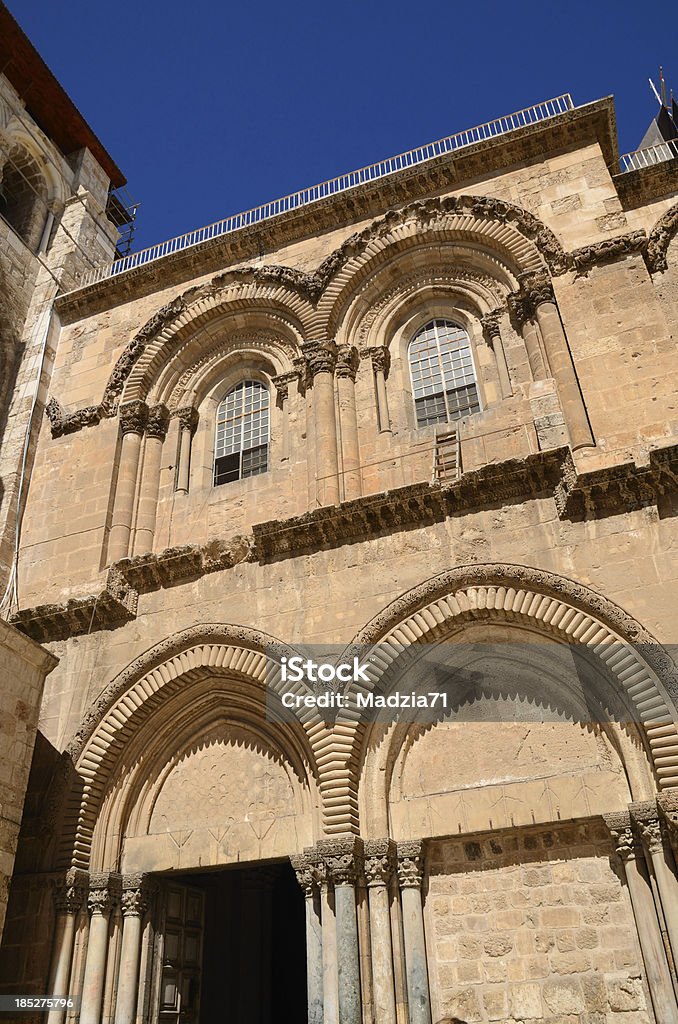 Holy Sepulchre Church in Jerusalem Facade of the Holy Sepulchre Church in Jerusalem (Israel).See my other ISRAEL photos: Arch - Architectural Feature Stock Photo