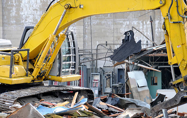 istock Crane dismantling printing plant 185276457