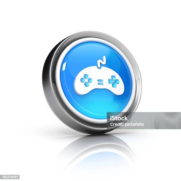 게임 조이스틱 아이콘크기 비디오 게임에 대한 스톡 사진 및 기타 이미지 - 비디오 게임, 3차원 형태, 아이콘