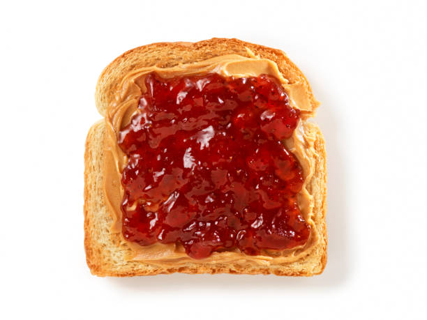 istock Peanut Butter and Jam on Toast 185276544