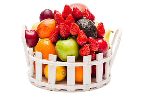 fruit basket close up