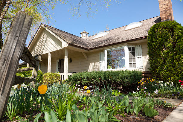 istock American suburban house 185277151