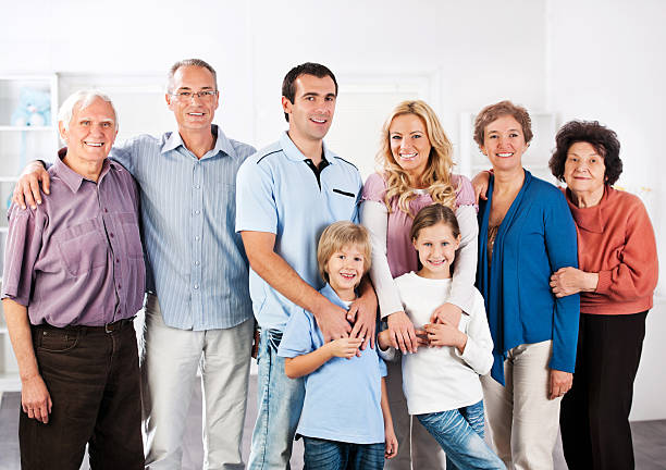 istock Four Generational Family Portrait 185277229