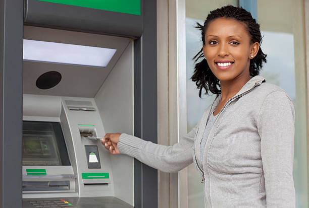 istock Withdraw cash money. 185277598