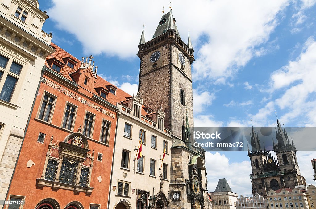 Prague Town Hall Architecture Stock Photo