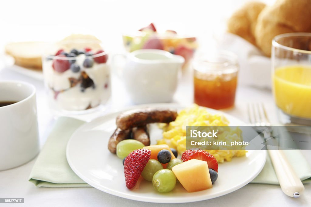Frühstückstisch - Lizenzfrei Ei Stock-Foto
