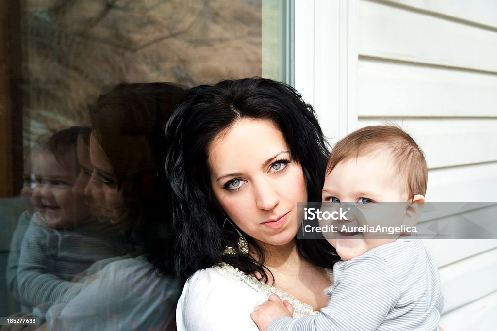 Mutter und Kind - Lizenzfrei Abwarten Stock-Foto