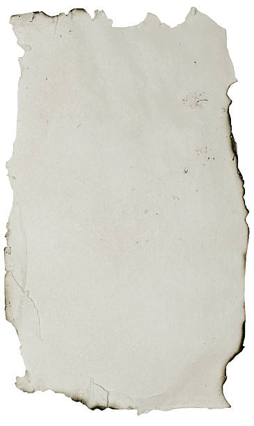 burnt paper burnt paper on white at the edge of burnt frame grunge stock pictures, royalty-free photos & images