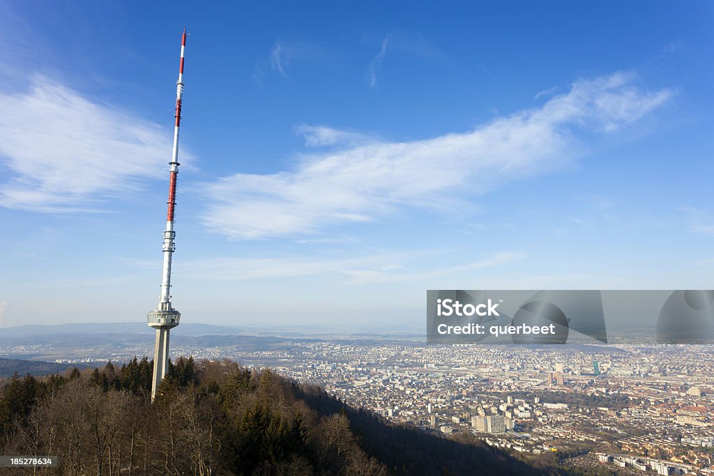 Fernsehturm von Zürich - Lizenzfrei Architektur Stock-Foto