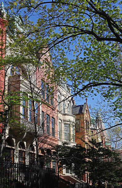 istock Historic Townhouses in Harlem 185279342