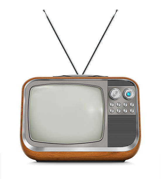 istock Wooden Television - Blank Screen 185279352