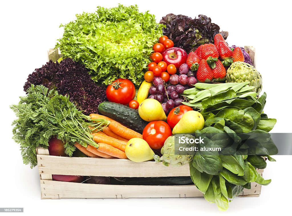 Frutas y verduras - Foto de stock de Vegetal libre de derechos