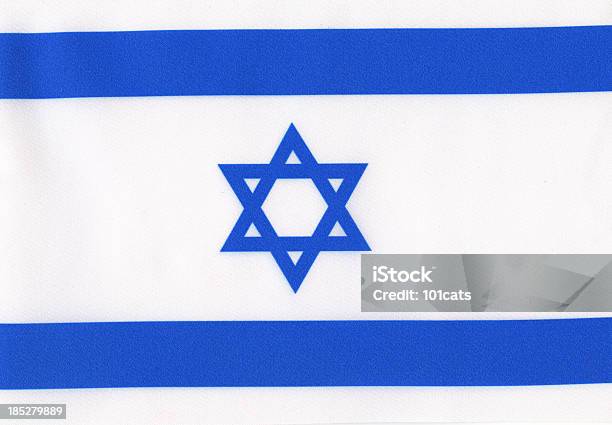 Israelflagge Aus Segeltuch Stockfoto und mehr Bilder von Baumwolle - Baumwolle, Bildhintergrund, Farbbild