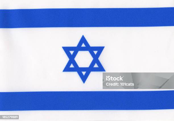 Bandeira De Israel Lona - Fotografias de stock e mais imagens de Algodão - Algodão, Bandeira, Bandeira Nacional