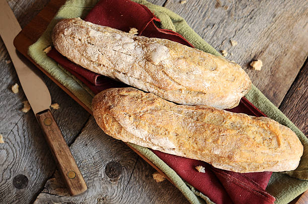 Rustic loaf of bread