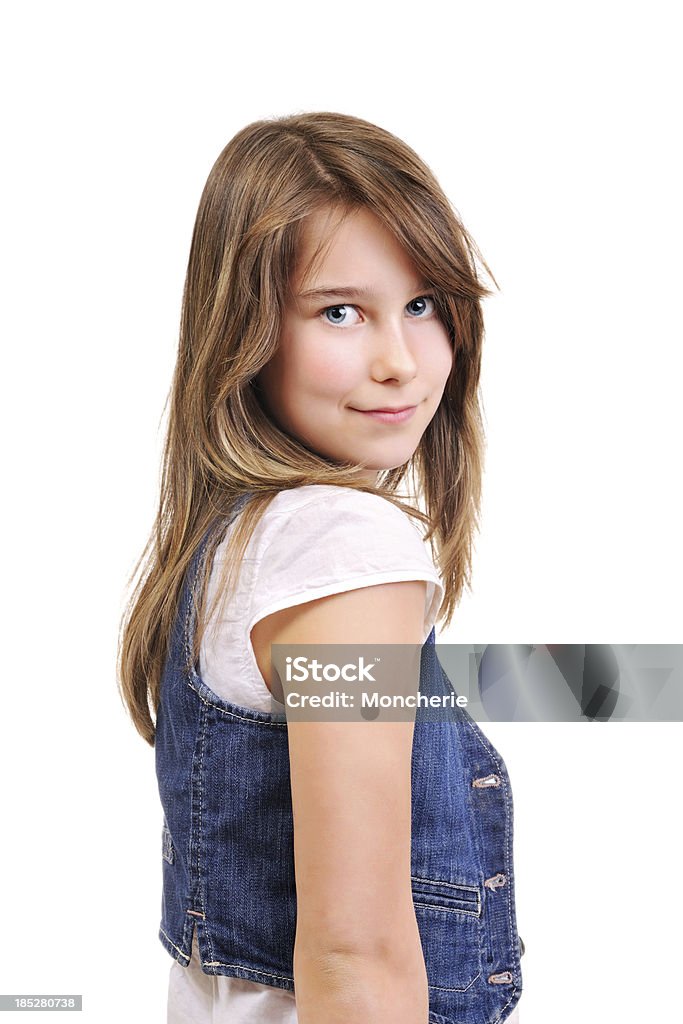 Linda garota jovem - Foto de stock de 10-11 Anos royalty-free