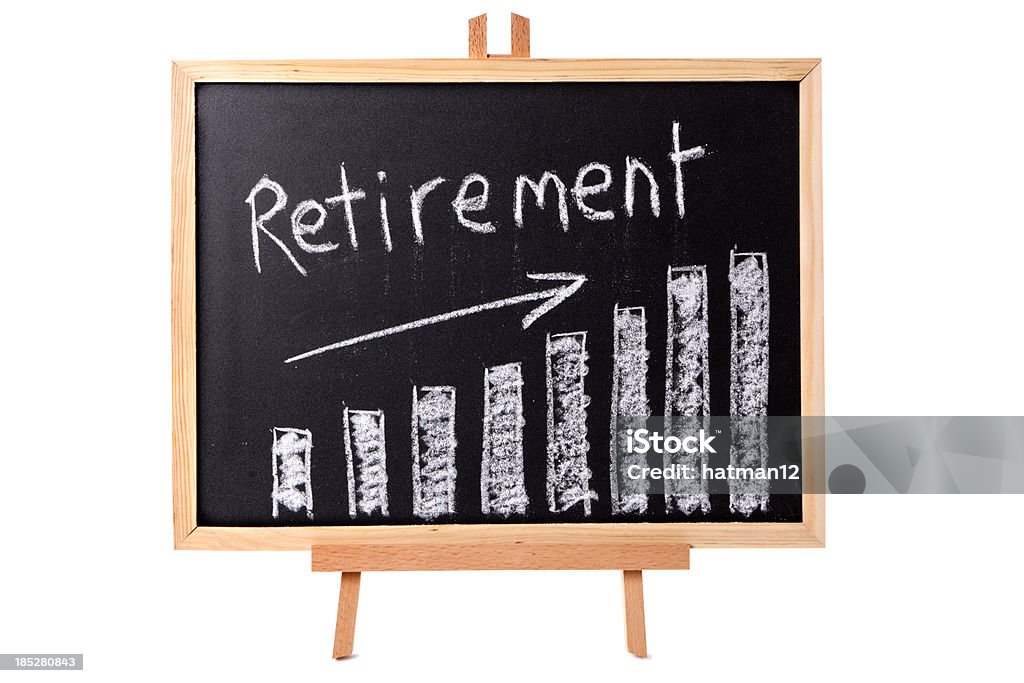 Planificación de jubilación - Foto de stock de Pensión - Documento bancario libre de derechos