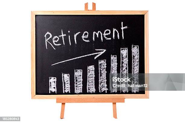 Planificación De Jubilación Foto de stock y más banco de imágenes de Pensión - Documento bancario - Pensión - Documento bancario, Pizarra - Medios visuales, 401k - Palabra en inglés