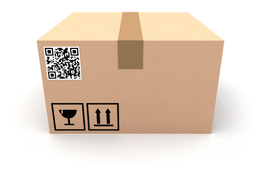 Cardboard Box With Qr Code Stock Photo - Download Image Now - Box -  Container, Brown, Buying - iStock